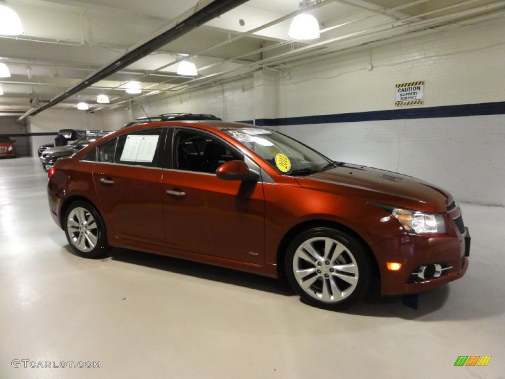 Crystal Red Metallic Tintcoat 2011 Chevrolet Cruze LTZ/RS Exterior Photo #58211050