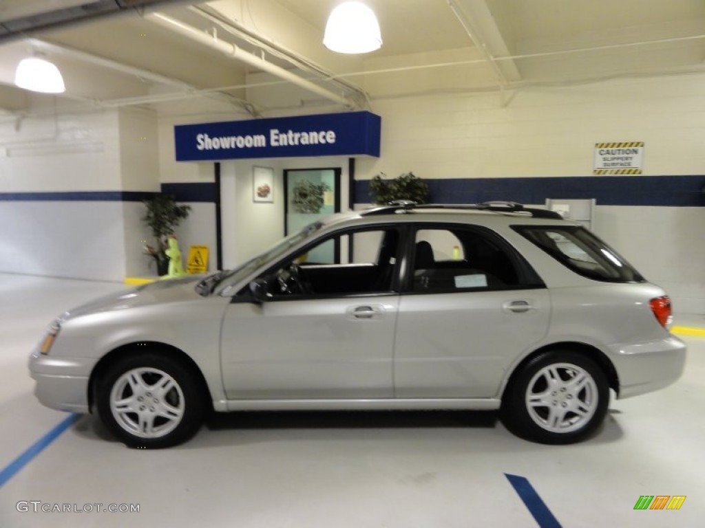 2005 Impreza 2.5 RS Wagon - Crystal Grey Metallic / Black photo #11