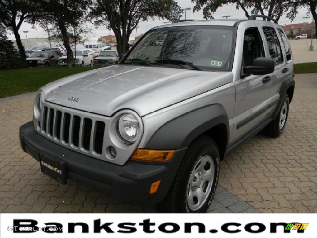 2006 Liberty Sport - Bright Silver Metallic / Medium Slate Gray photo #1