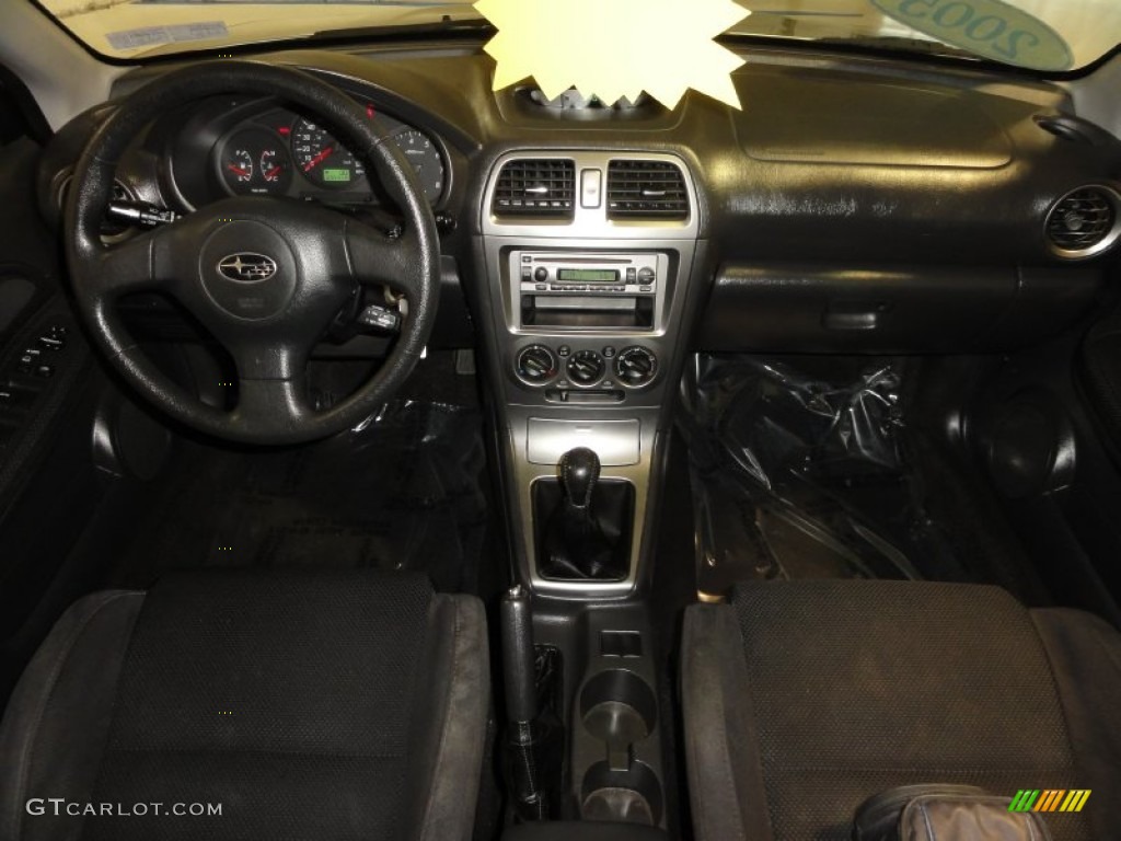 2005 Impreza 2.5 RS Wagon - Crystal Grey Metallic / Black photo #27