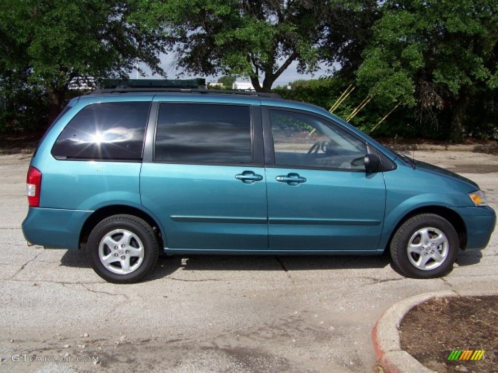 2000 MPV LX - Light Teal Metallic / Gray photo #3