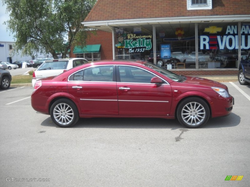2008 Aura XR - Red Jewel / Gray photo #2