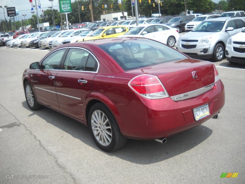2008 Aura XR - Red Jewel / Gray photo #5