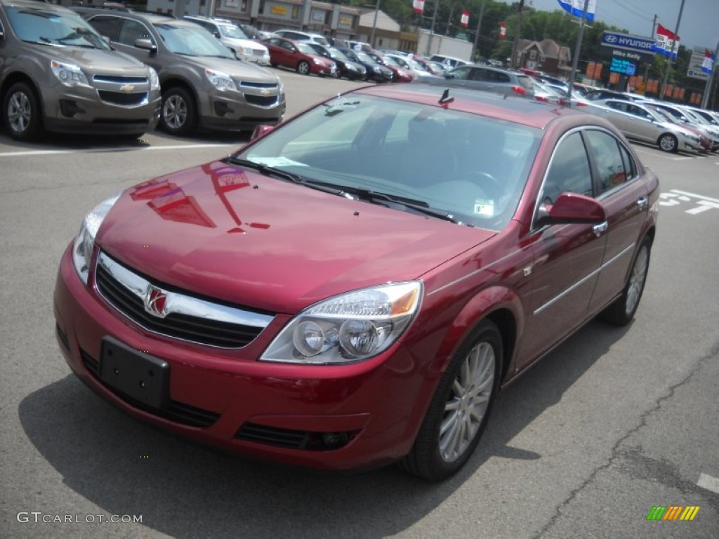 2008 Aura XR - Red Jewel / Gray photo #7