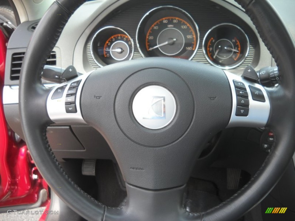 2008 Aura XR - Red Jewel / Gray photo #19