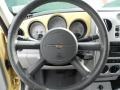 2007 Chrysler PT Cruiser Pastel Pebble Beige Interior Steering Wheel Photo
