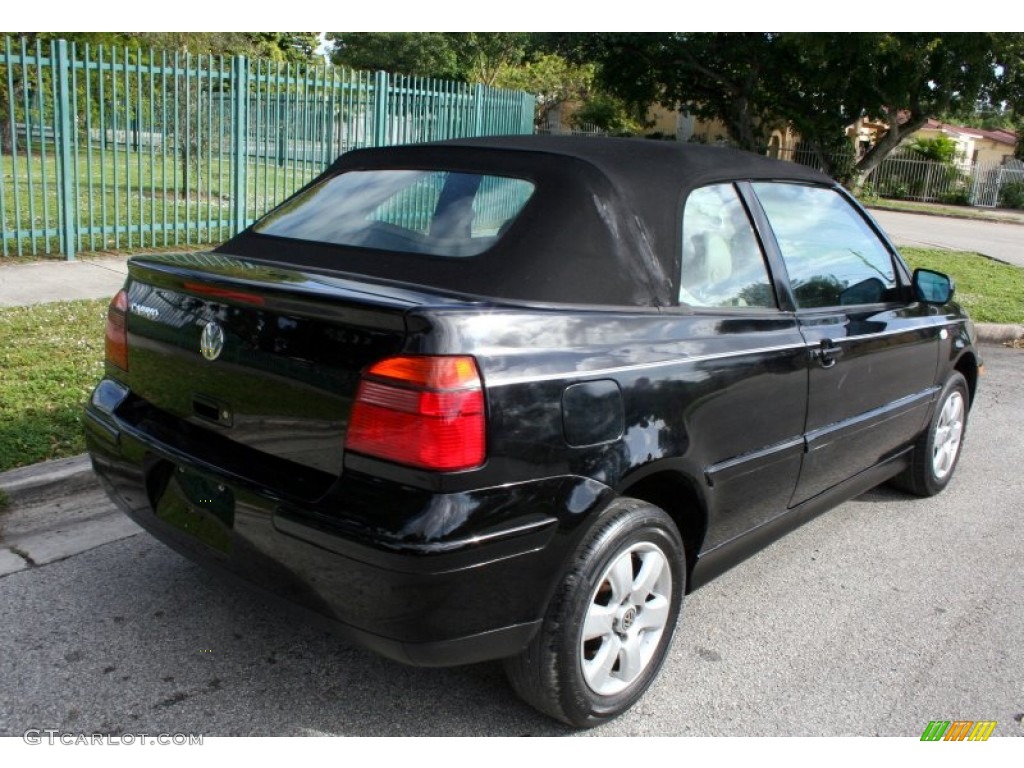 2002 Cabrio GLX - Black / Grey photo #11