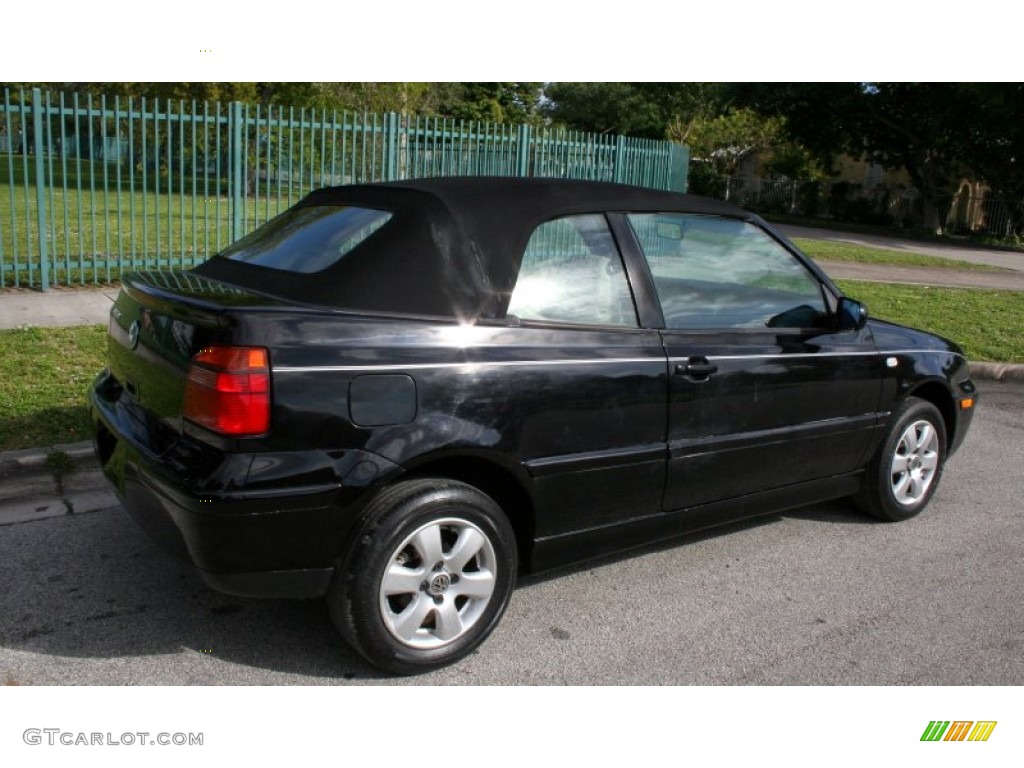 2002 Cabrio GLX - Black / Grey photo #12