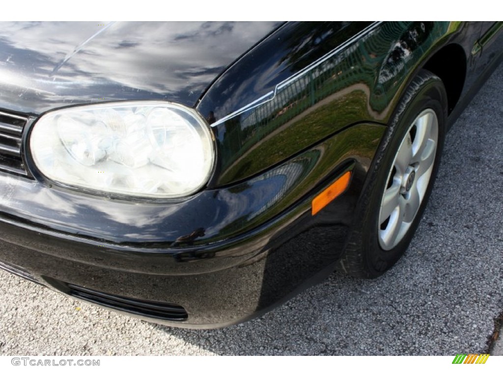 2002 Cabrio GLX - Black / Grey photo #30