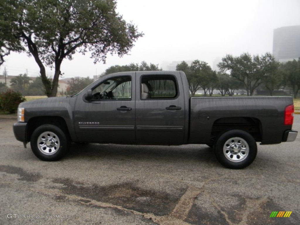 2011 Silverado 1500 LT Crew Cab - Taupe Gray Metallic / Light Titanium/Ebony photo #5