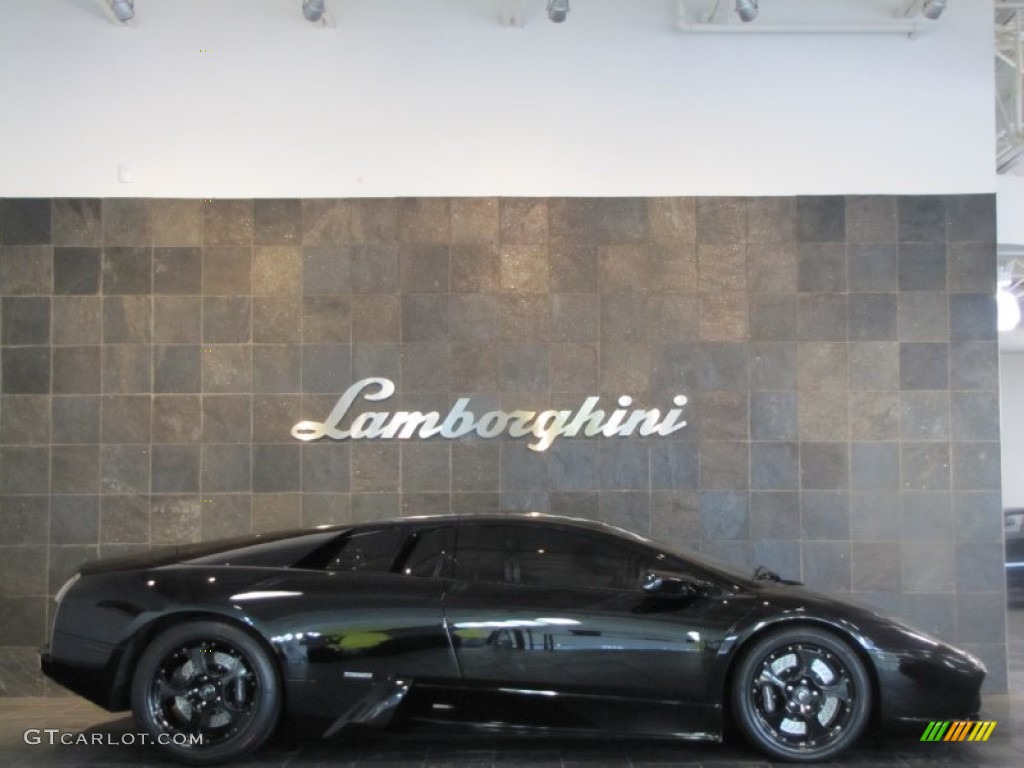 Nero Pegaso Metallic 2003 Lamborghini Murcielago Coupe Exterior Photo #58214662