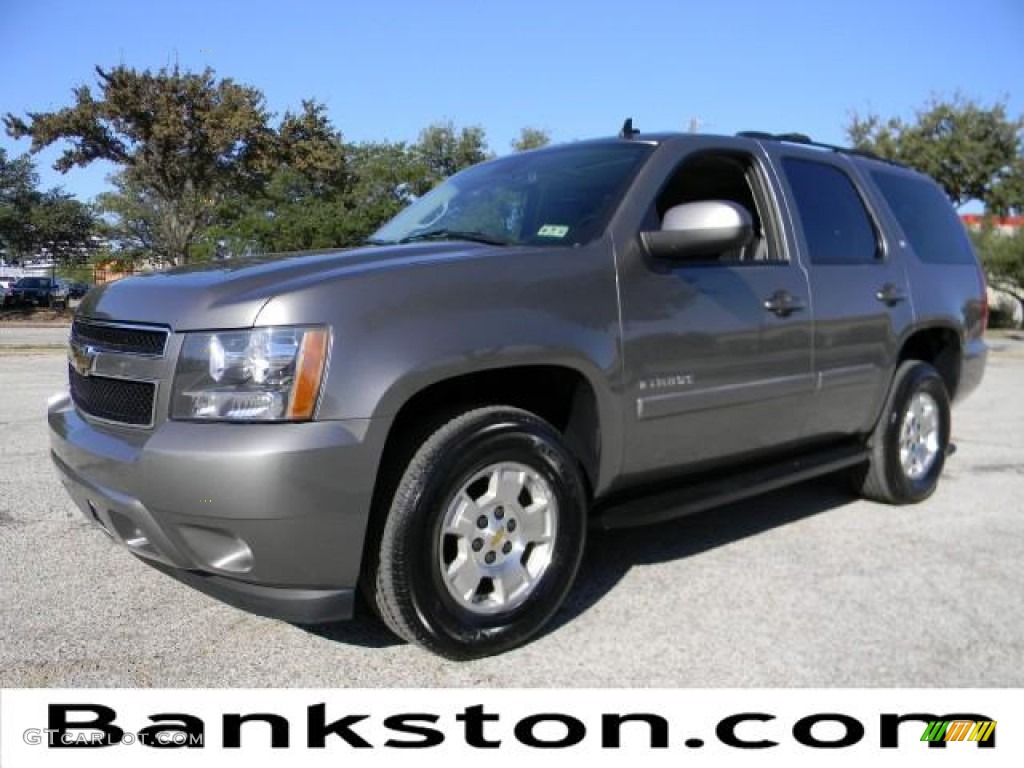 2008 Tahoe LT 4x4 - Graystone Metallic / Ebony photo #1