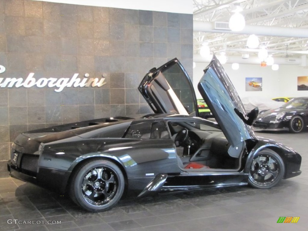 Nero Pegaso Metallic 2003 Lamborghini Murcielago Coupe Exterior Photo #58214863