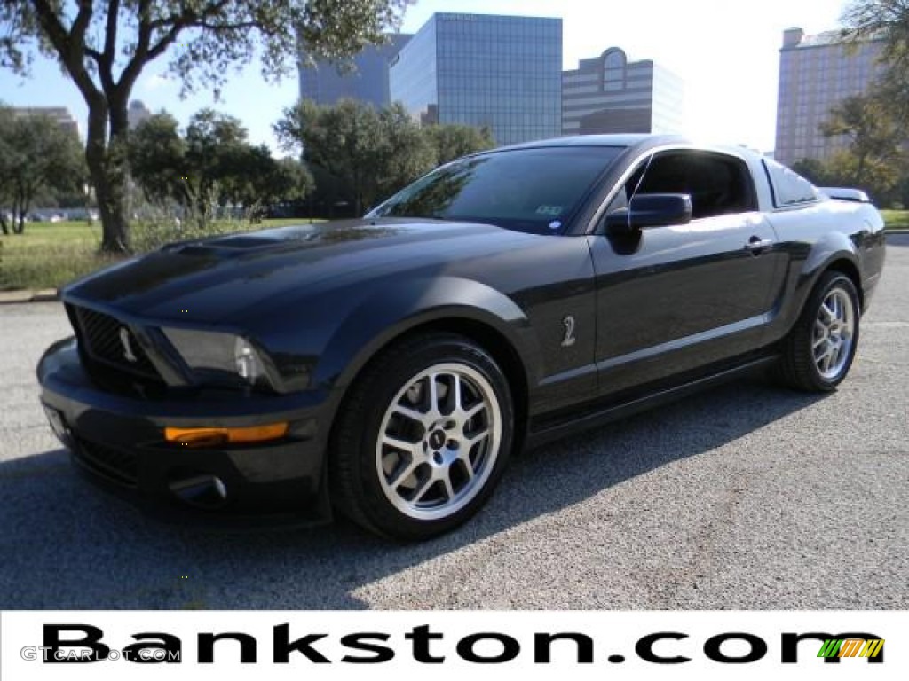 2008 Mustang Shelby GT500 Coupe - Alloy Metallic / Black photo #1