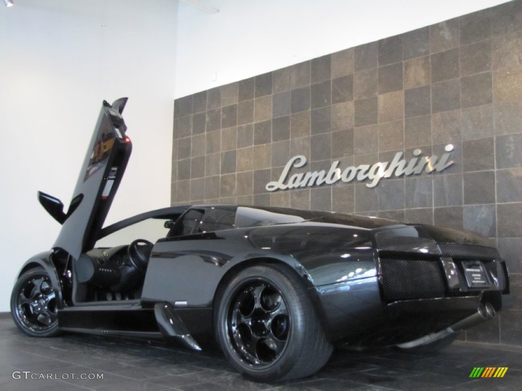 Nero Pegaso Metallic 2003 Lamborghini Murcielago Coupe Exterior Photo #58215030