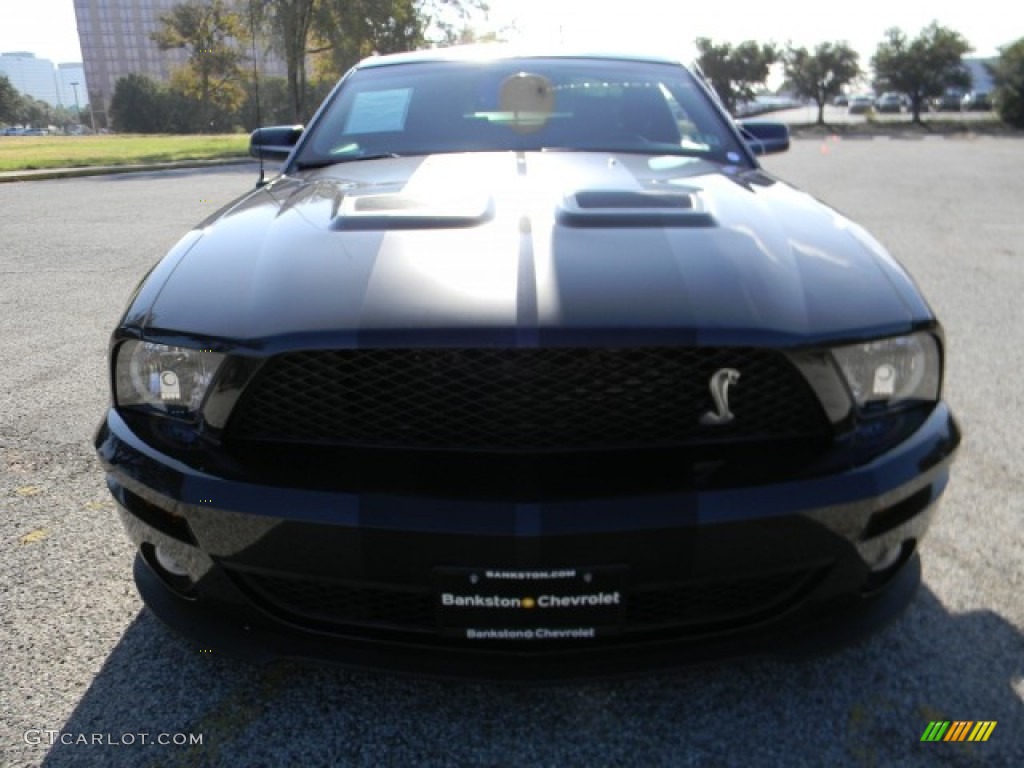 2008 Mustang Shelby GT500 Coupe - Alloy Metallic / Black photo #2