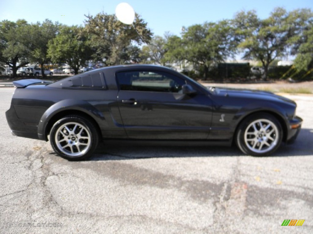 2008 Mustang Shelby GT500 Coupe - Alloy Metallic / Black photo #3