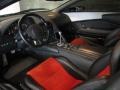 Nero Perseus/Rosso 2003 Lamborghini Murcielago Coupe Interior Color