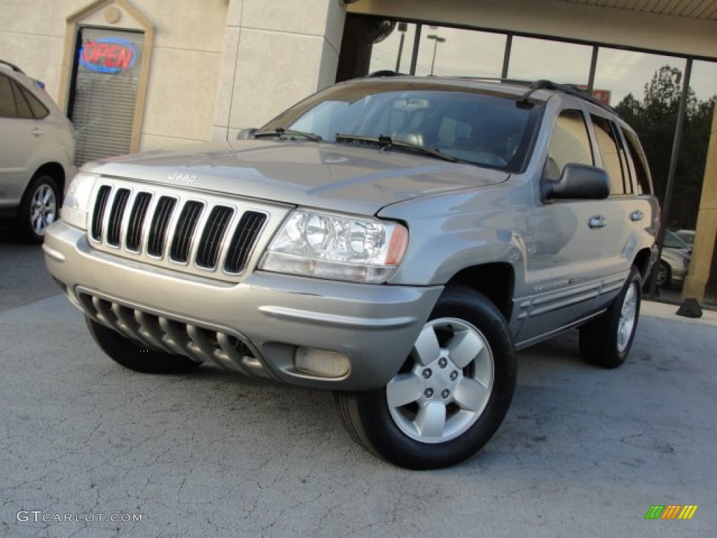 2001 Grand Cherokee Limited - Champagne Pearl / Agate photo #1