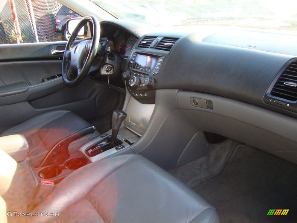 2005 Accord EX-L V6 Sedan - Redondo Red Pearl / Gray photo #15