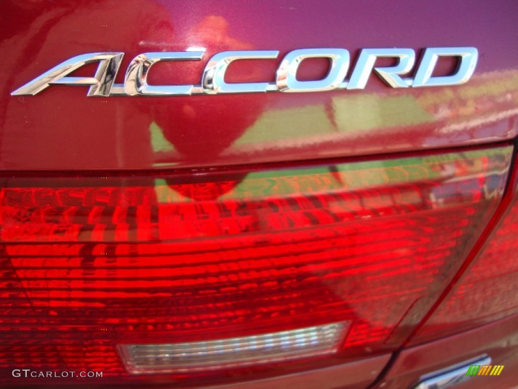 2005 Accord EX-L V6 Sedan - Redondo Red Pearl / Gray photo #20