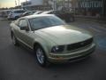 2005 Legend Lime Metallic Ford Mustang V6 Deluxe Coupe  photo #1