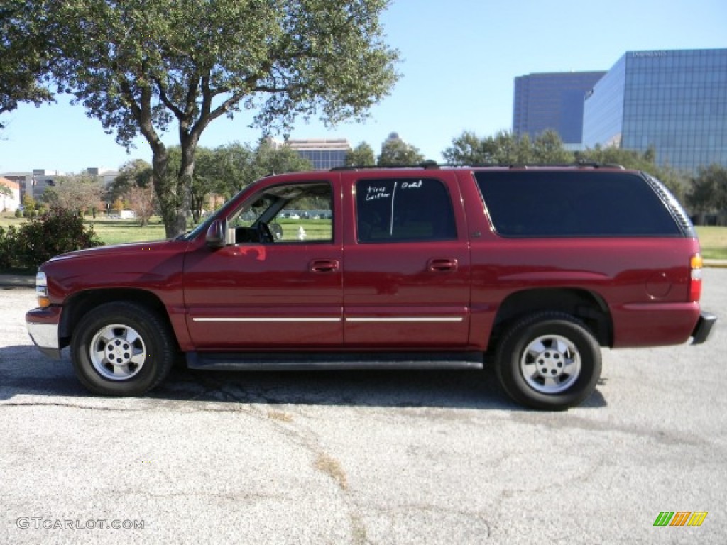 2003 Suburban 1500 LT - Redfire Metallic / Tan/Neutral photo #5