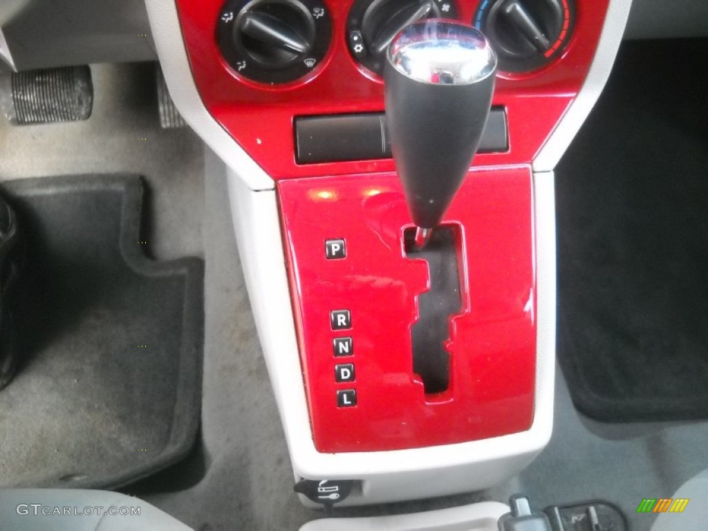 2007 Caliber SXT - Bright Silver Metallic / Pastel Slate Gray/Red photo #18