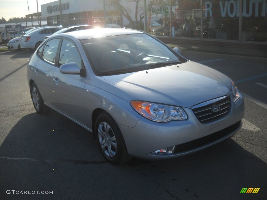 2009 Elantra GLS Sedan - Quicksilver / Gray photo #1