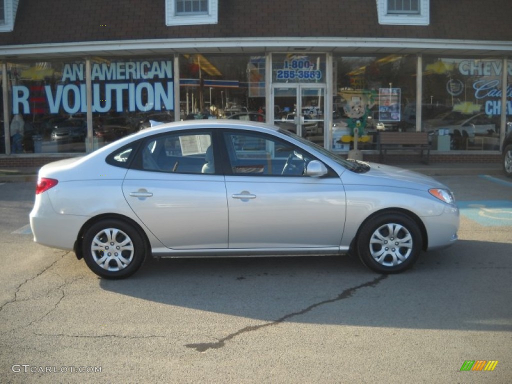 2009 Elantra GLS Sedan - Quicksilver / Gray photo #2