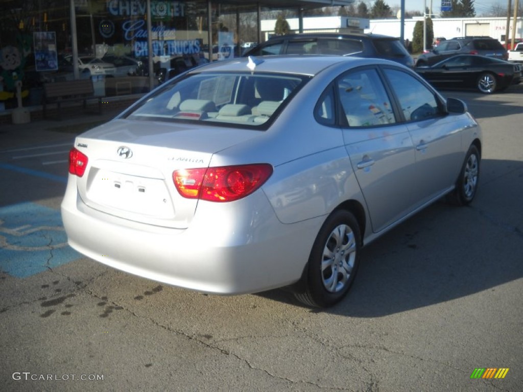 2009 Elantra GLS Sedan - Quicksilver / Gray photo #3