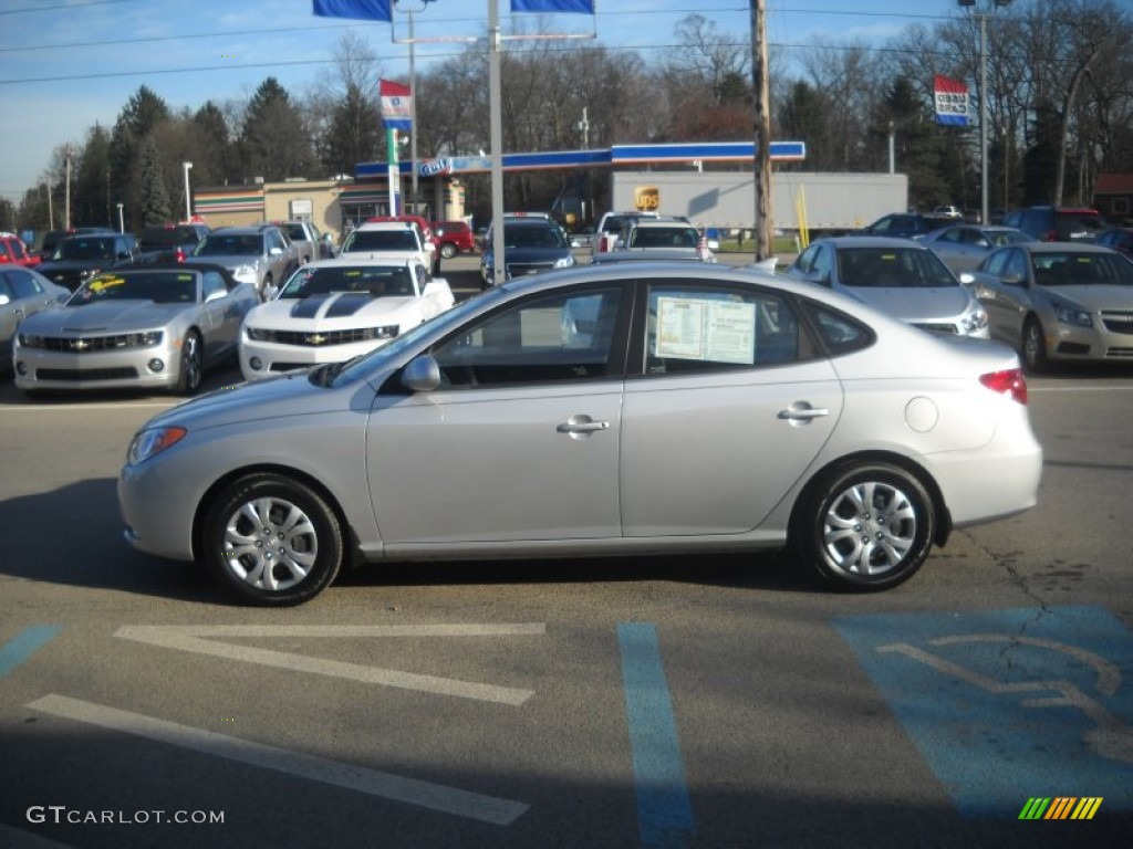 2009 Elantra GLS Sedan - Quicksilver / Gray photo #6