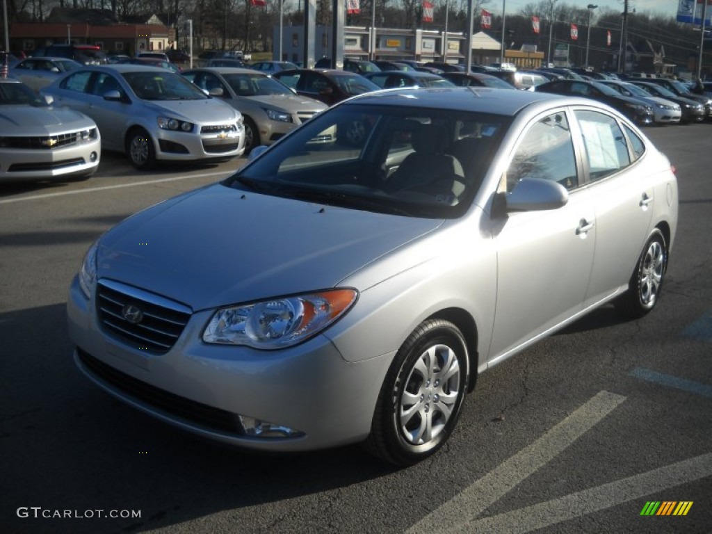 2009 Elantra GLS Sedan - Quicksilver / Gray photo #7