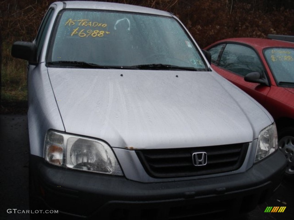 2001 CR-V LX 4WD - Satin Silver Metallic / Dark Gray photo #2