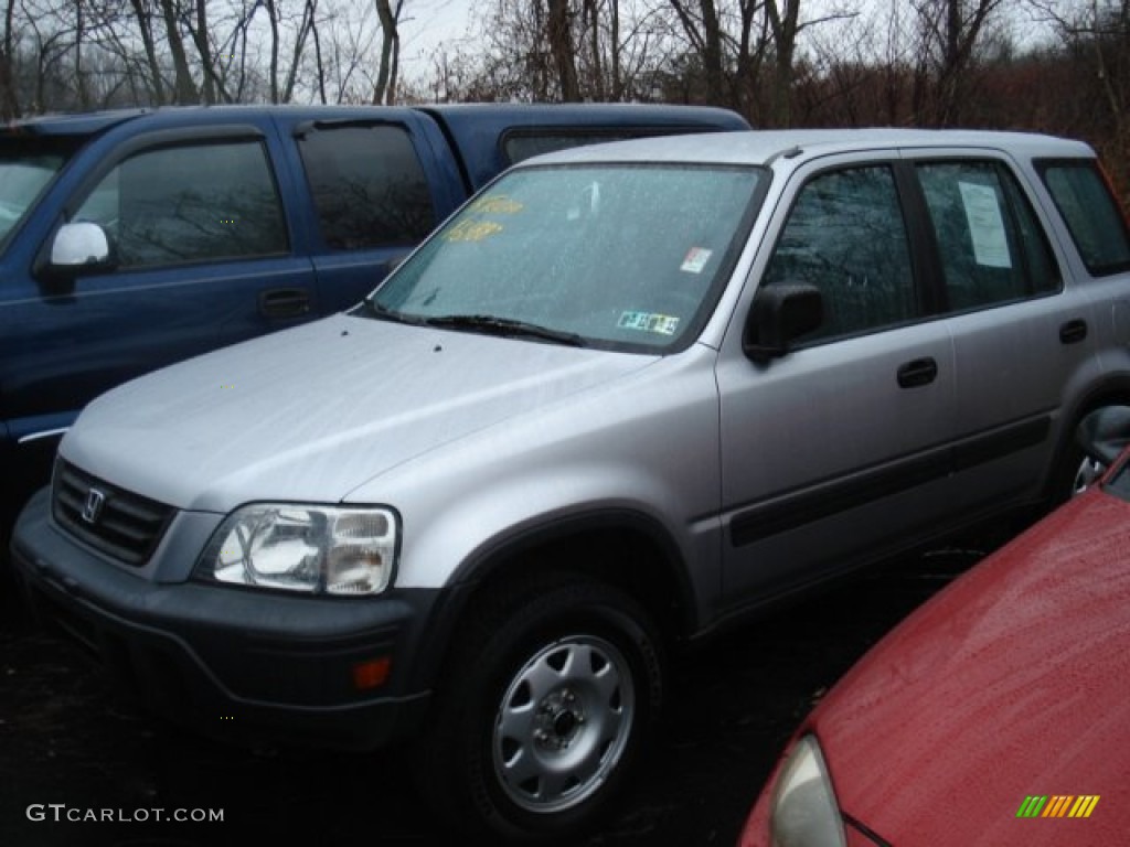 2001 CR-V LX 4WD - Satin Silver Metallic / Dark Gray photo #3