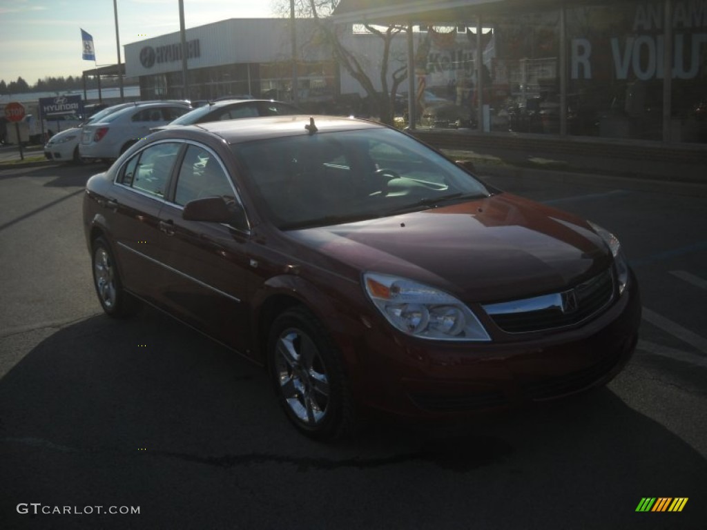 2008 Aura XE - Red Jewel / Gray photo #1