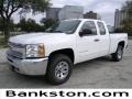 2012 Summit White Chevrolet Silverado 1500 LS Extended Cab 4x4  photo #1