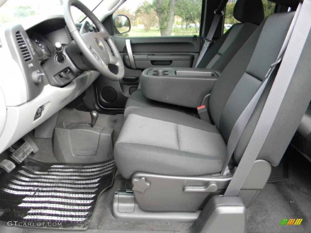 Dark Titanium Interior 2012 Chevrolet Silverado 1500 LS Extended Cab 4x4 Photo #58217626