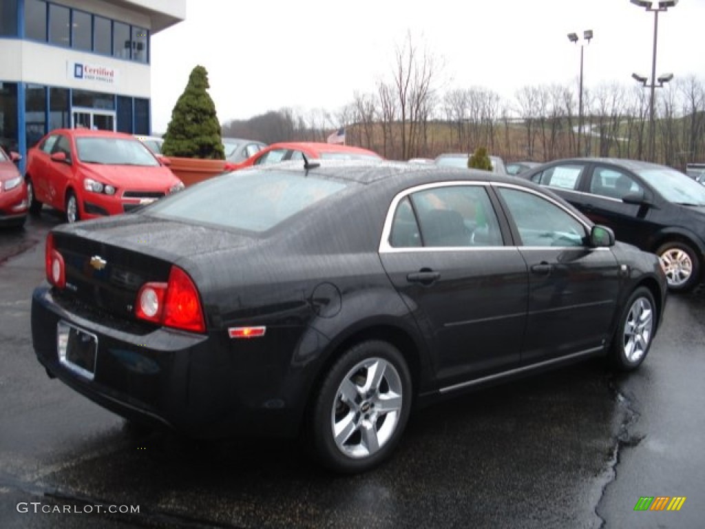 2008 Malibu LT Sedan - Black Granite Metallic / Ebony photo #7