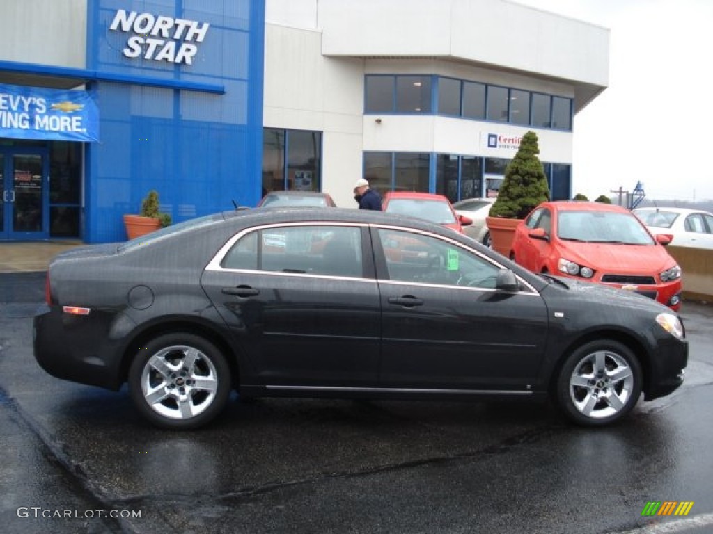 2008 Malibu LT Sedan - Black Granite Metallic / Ebony photo #8