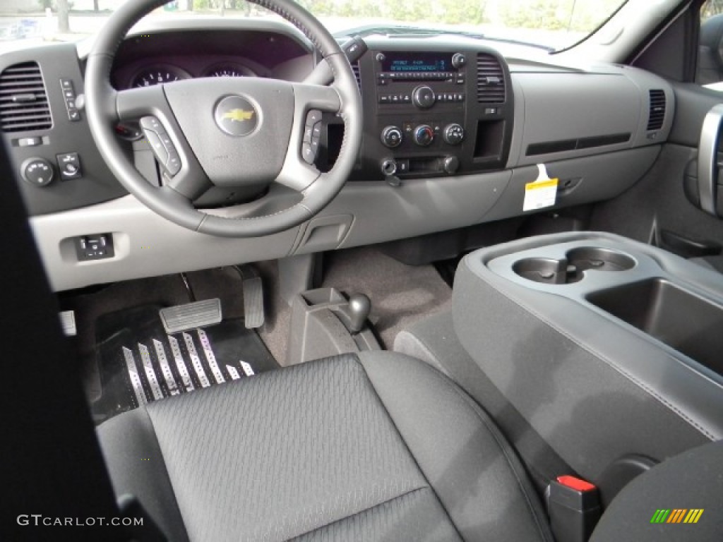 2012 Chevrolet Silverado 1500 LS Extended Cab 4x4 Dark Titanium Dashboard Photo #58217869