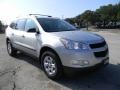 2012 Silver Ice Metallic Chevrolet Traverse LS  photo #2