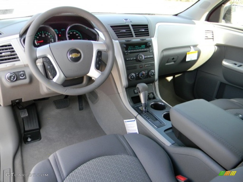 Dark Gray/Light Gray Interior 2012 Chevrolet Traverse LS Photo #58218412