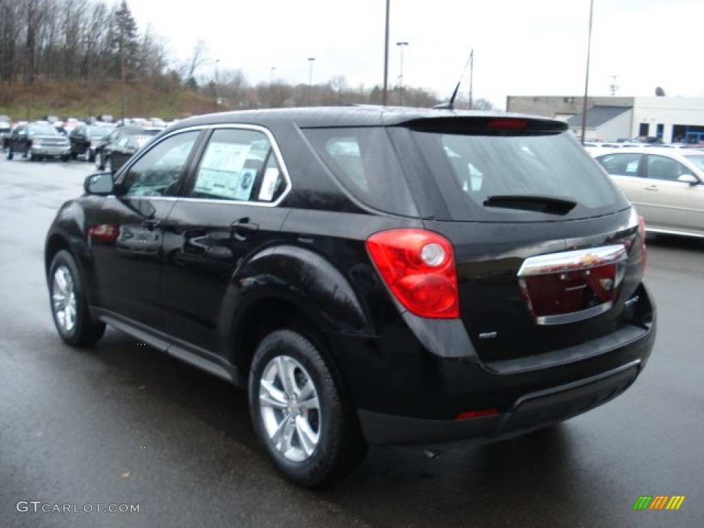 2012 Equinox LT AWD - Black Granite Metallic / Jet Black photo #6