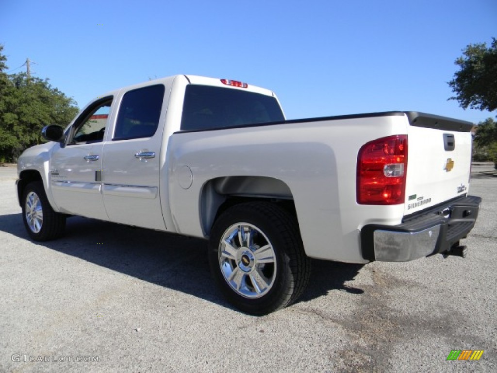 2012 Silverado 1500 LT Crew Cab - White Diamond Tricoat / Ebony photo #4