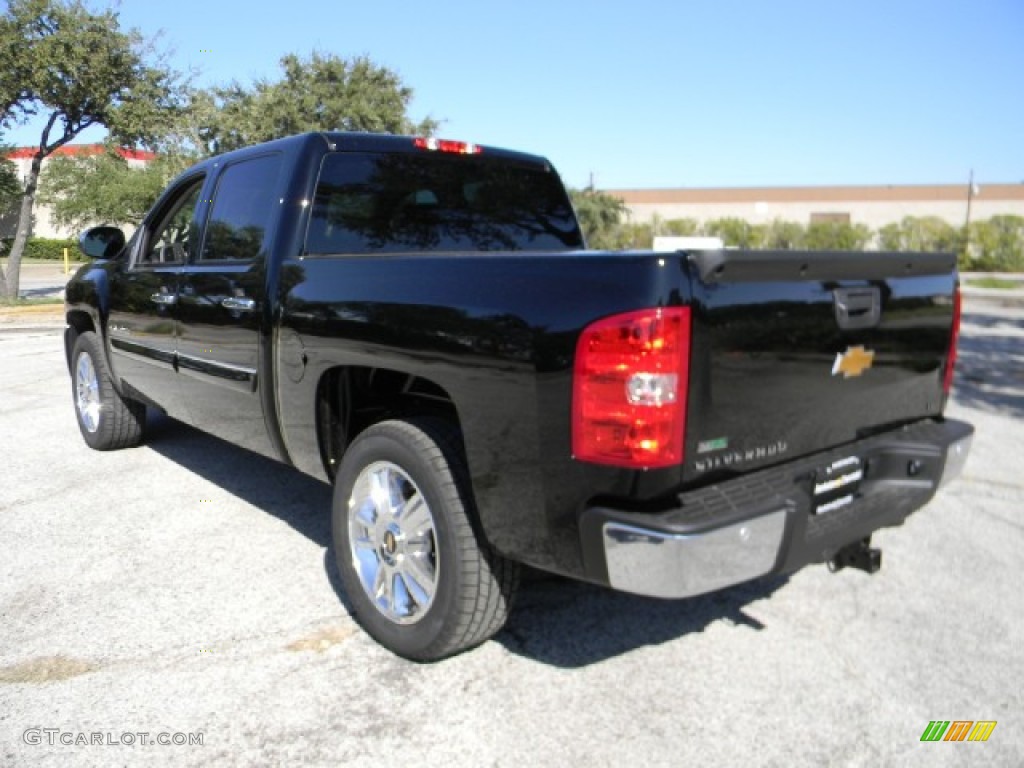 2012 Silverado 1500 LT Crew Cab - Black / Ebony photo #3