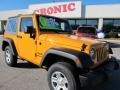 2012 Dozer Yellow Jeep Wrangler Sport 4x4  photo #1