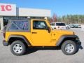 2012 Dozer Yellow Jeep Wrangler Sport 4x4  photo #8