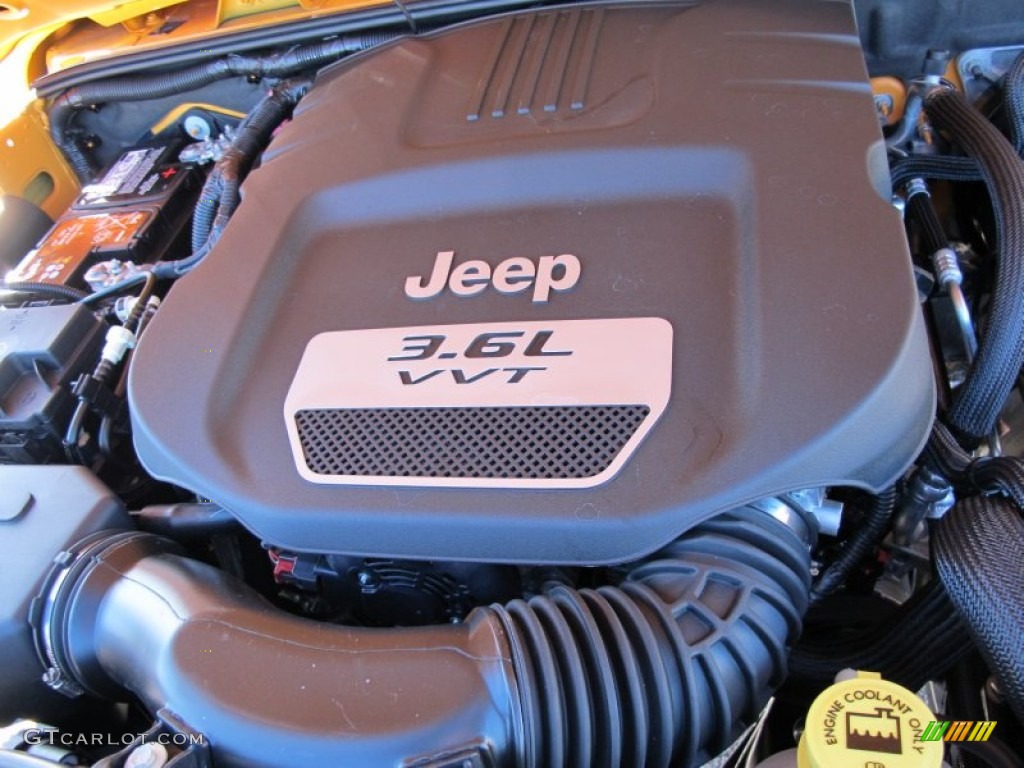 2012 Jeep Wrangler Sport 4x4 3.6 Liter DOHC 24-Valve VVT Pentastar V6 Engine Photo #58220100