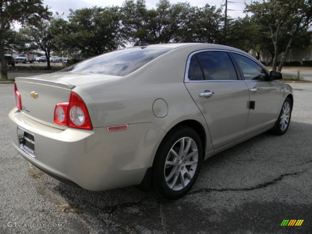 2012 Malibu LTZ - Gold Mist Metallic / Cocoa/Cashmere photo #3